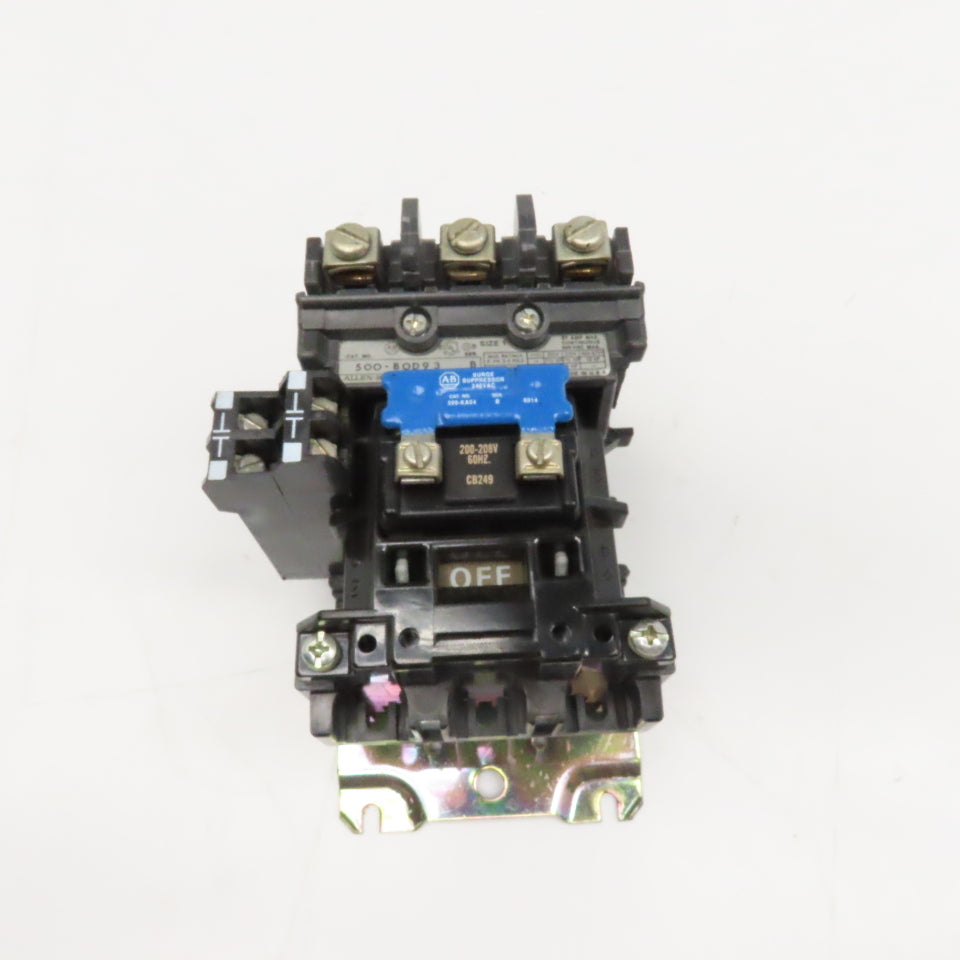 Allen Bradley 500-B0D93 Size 1 Contactor 27A 600VAC 200-208V Coil