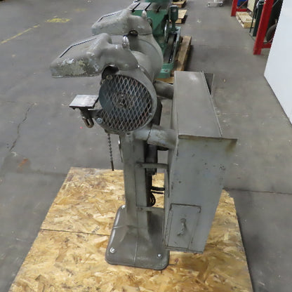 Delta 1/2HP Pedestal Mount 6" Dual Wheel Grinder Buffer 230V 3PH W/Catch Pan