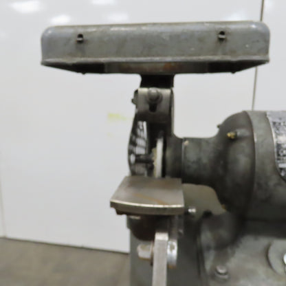 Delta 1/2HP Pedestal Mount 6" Dual Wheel Grinder Buffer 230V 3PH W/Catch Pan