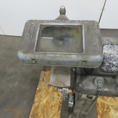 Delta 1/2HP Pedestal Mount 6" Dual Wheel Grinder Buffer 230V 3PH W/Catch Pan