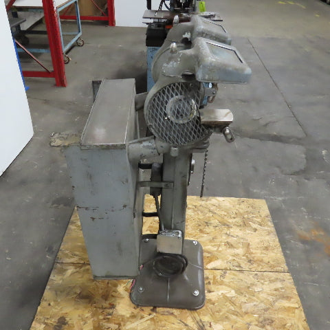 Delta 1/2HP Pedestal Mount 6" Dual Wheel Grinder Buffer 230V 3PH W/Catch Pan