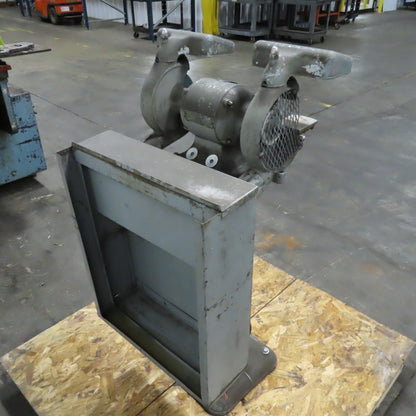 Delta 1/2HP Pedestal Mount 6" Dual Wheel Grinder Buffer 230V 3PH W/Catch Pan