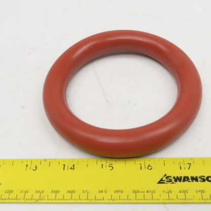 4-3/4" OD x 3-7/16" ID Silicone Hollow O-Ring Seal 3/4" Thick