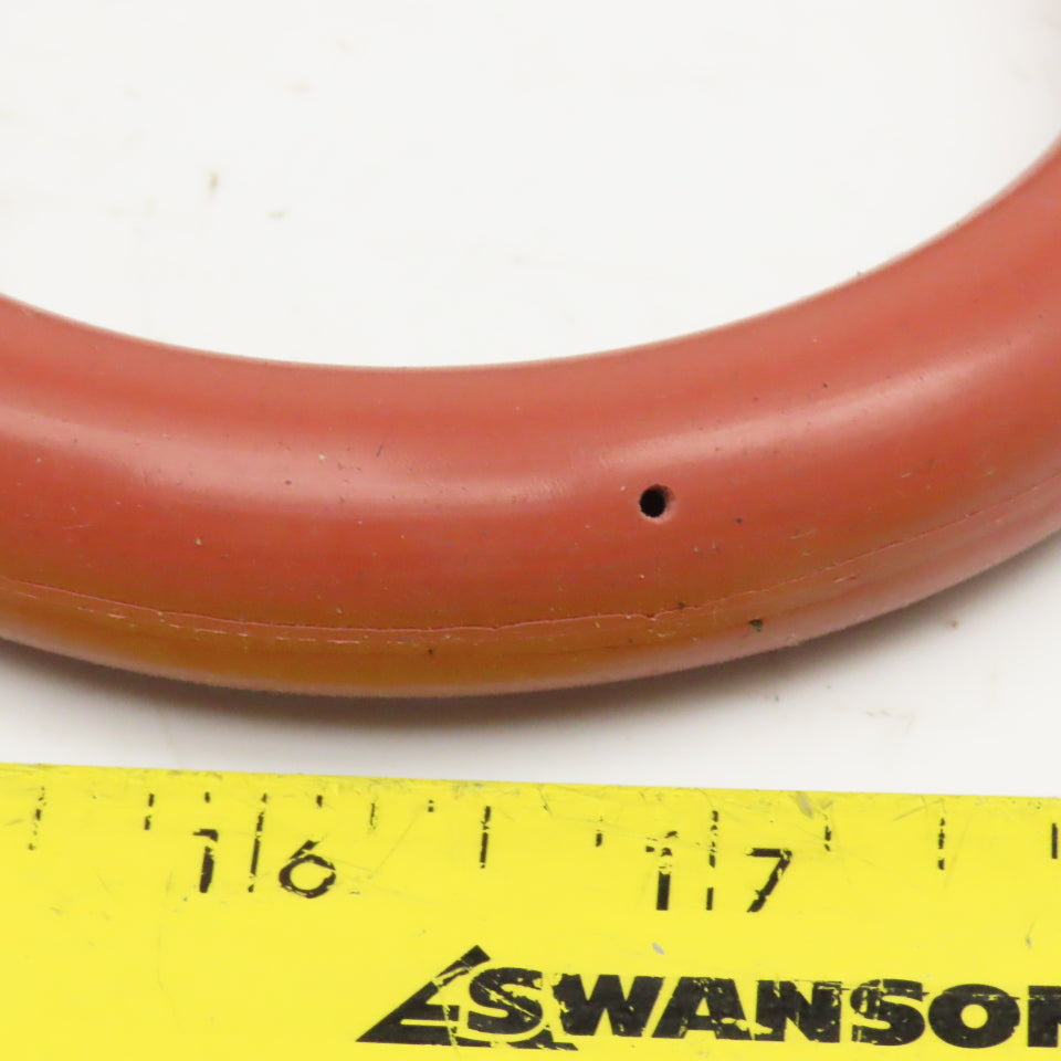 4-3/4" OD x 3-7/16" ID Silicone Hollow O-Ring Seal 3/4" Thick
