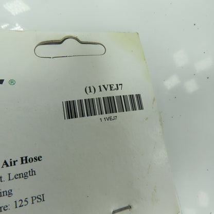 Seedair 1VEJ7 Coiled Air Hose 1/4" ID x 6' 125 psi