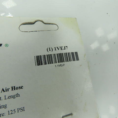 Seedair 1VEJ7 Coiled Air Hose 1/4" ID x 6' 125 psi