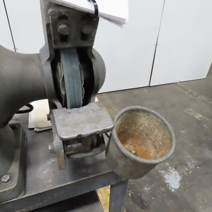 Harig Table Mount 8" Dual Wheel Grinder Buffer 230V 3PH W/Containment System