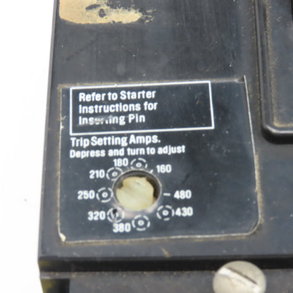 Westinghouse 179C368G14 600VAC 50A Molded Case Thyristor Circuit Breaker