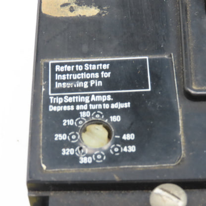 Westinghouse 179C368G14 600VAC 50A Molded Case Thyristor Circuit Breaker