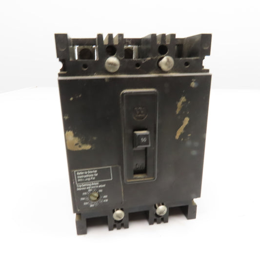 Westinghouse 179C368G14 600VAC 50A Molded Case Thyristor Circuit Breaker