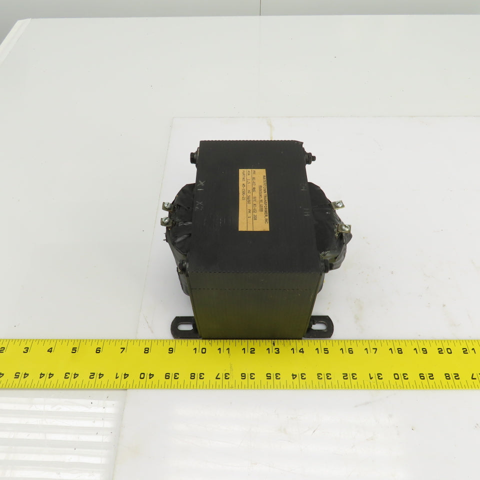 Watertown WT-1500-21 1.5kVA Single Phase Machine Transformer Pri 460V Sec 280V