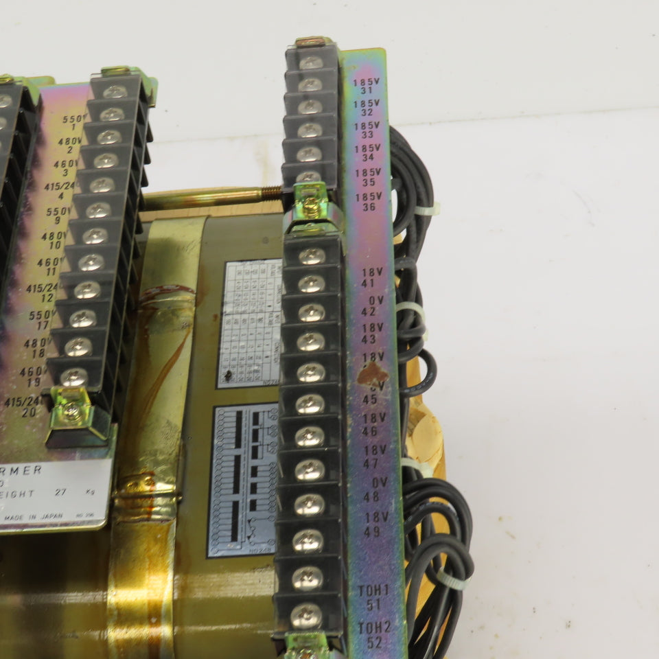 Fanuc Pertronics A80L-0001-0454-01 3.5kVA Transformer Pri 200-550V Sec 200-18V
