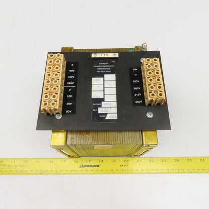 Forrest 220-440V 50/60Hz Pri Transformer 750/150VA 12-50V/110-220V Output
