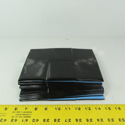 Mighty Line Black 3"x 6" Angle Floor Marking Tape 25 Sheets 2 Per Sheet