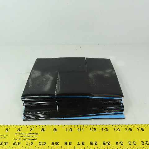 Mighty Line Black 3"x 6" Angle Floor Marking Tape 25 Sheets 2 Per Sheet