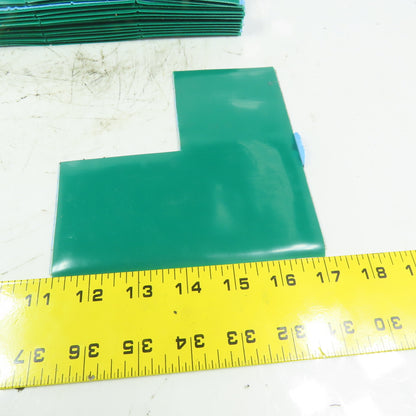 Mighty Line Green 3"x 6" Angle Floor Marking Tape 25 Sheets 2 Per Sheet