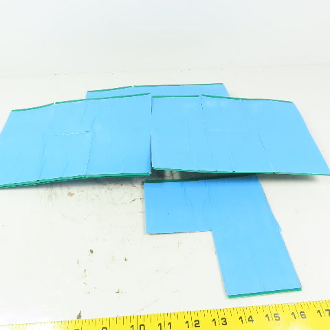 Mighty Line Green 3"x 6" Angle Floor Marking Tape 25 Sheets 2 Per Sheet