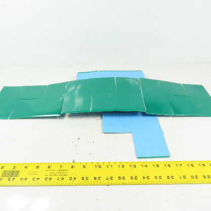 Mighty Line Green 3"x 6" Angle Floor Marking Tape 25 Sheets 2 Per Sheet