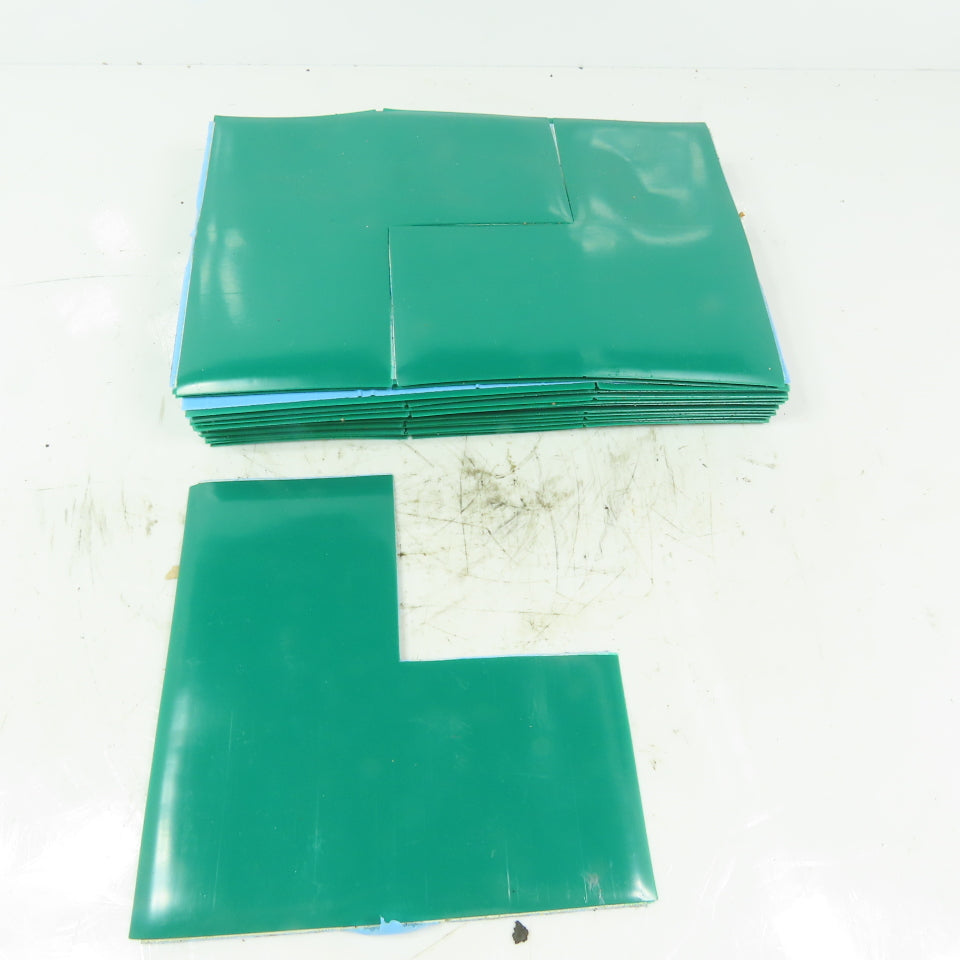 Mighty Line Green 3"x 6" Angle Floor Marking Tape 25 Sheets 2 Per Sheet