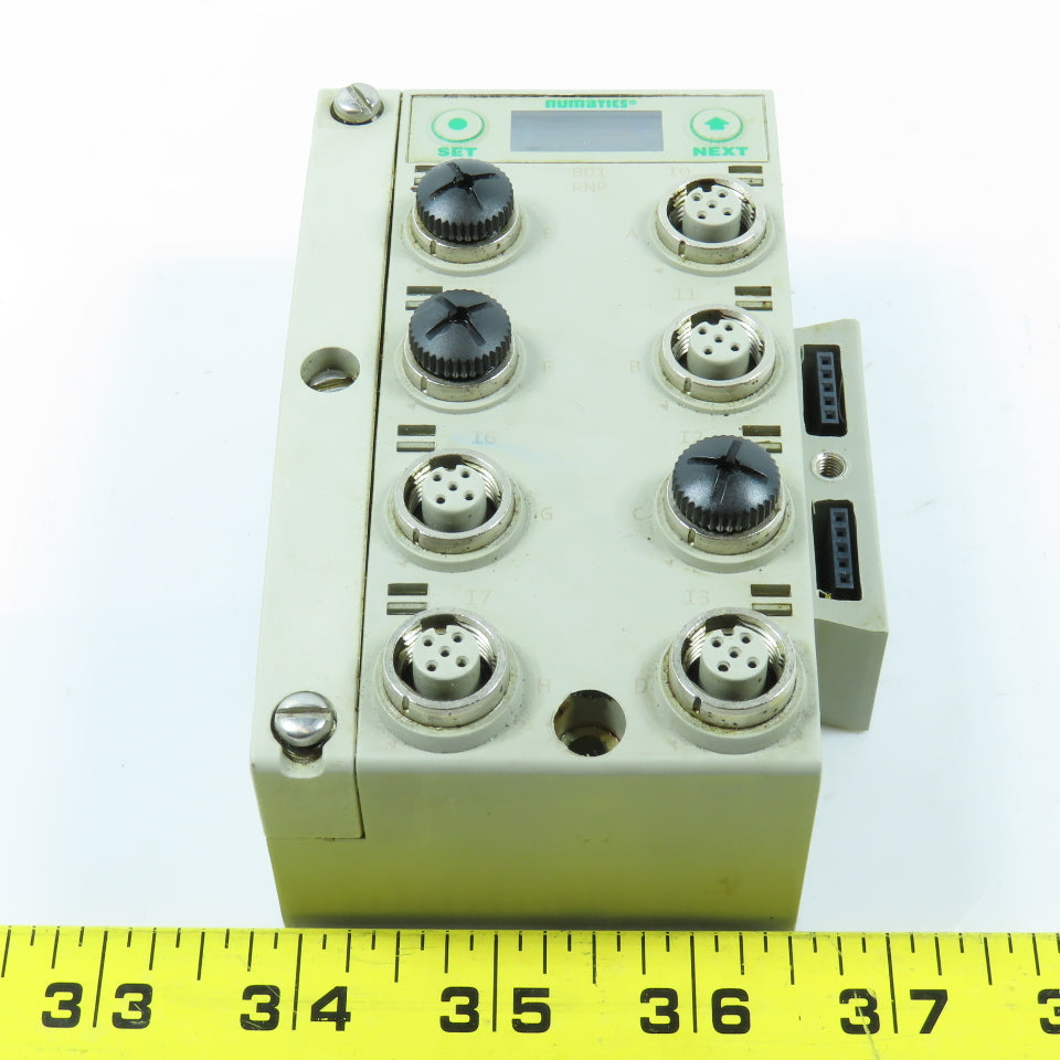 Numatics 240-206 I/O Module PNP G3 8 Input W/ 240-179 Jumper Clip