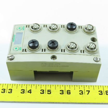 Numatics 240-206 I/O Module PNP G3 8 Input W/ 240-179 Jumper Clip