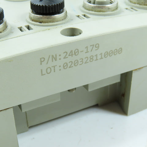 Numatics 240-206 I/O Module PNP G3 8 Input W/ 240-179 Jumper Clip