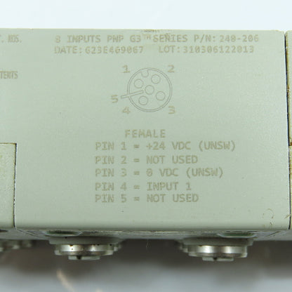 Numatics 240-181 Ethernet I/P Interface Module W/(3) 240-206 I/O Modules