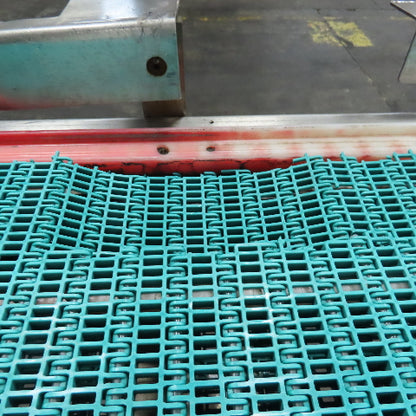 16" x 119" OAL Stainless Steel Slide Bed Belt Conveyor 208-220/480V 3Ph 55.5FPM