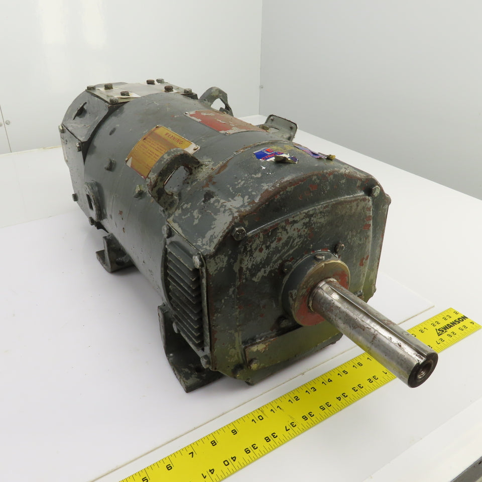 GE 5CD154RA800A801 Kinamatic 2 Speed 10HP DC Motor 240VDC 1330/2660RPM