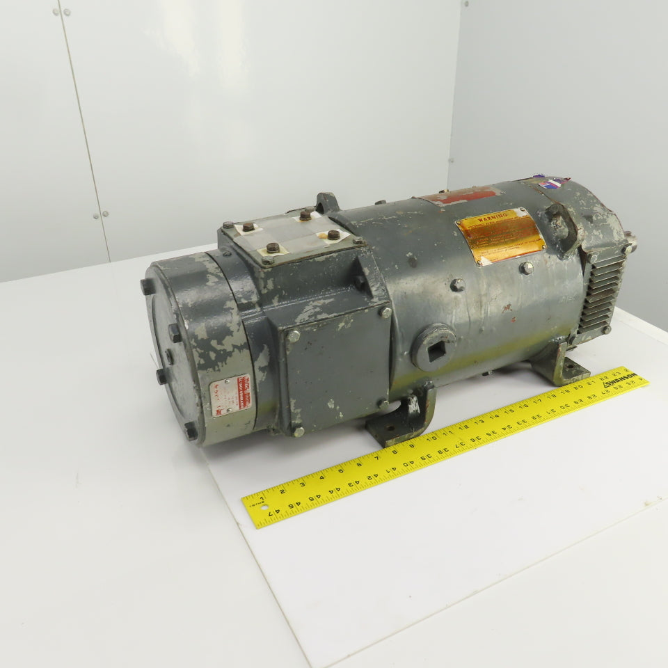 GE 5CD154RA800A801 Kinamatic 2 Speed 10HP DC Motor 240VDC 1330/2660RPM