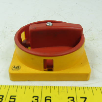 Allen Bradley Operator Disconnect Switch Yellow/Red