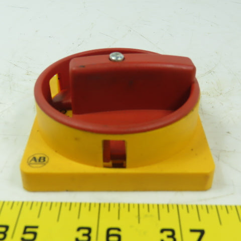 Allen Bradley Operator Disconnect Switch Yellow/Red