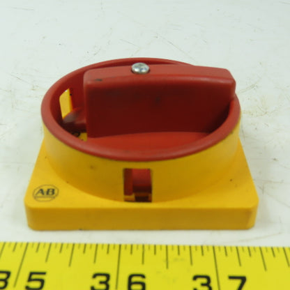 Allen Bradley Operator Disconnect Switch Yellow/Red