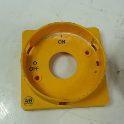 Allen Bradley Operator Disconnect Switch Yellow/Red