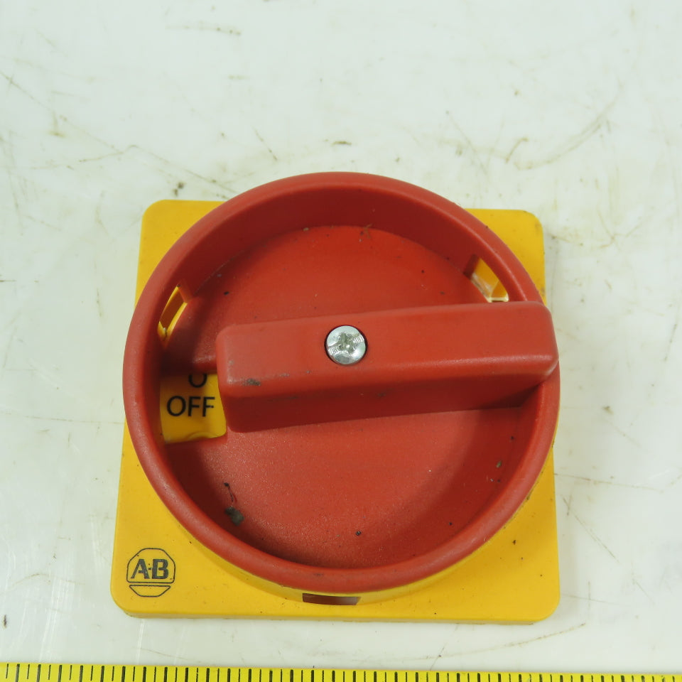 Allen Bradley Operator Disconnect Switch Yellow/Red