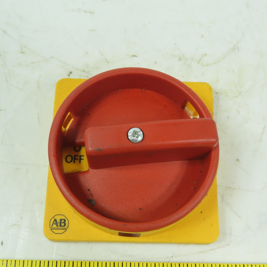Allen Bradley Operator Disconnect Switch Yellow/Red