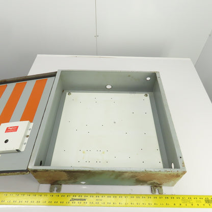 Hoffman 24" x 24" x 7" Type 12 Wall Mount Electrical Enclosure W/Backplate