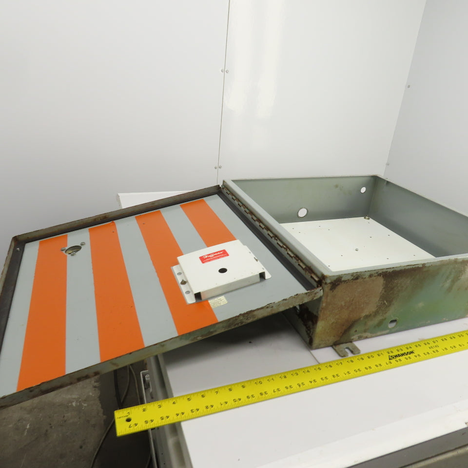 Hoffman 24" x 24" x 7" Type 12 Wall Mount Electrical Enclosure W/Backplate