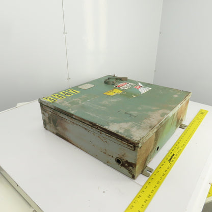 Hoffman 24" x 24" x 7" Type 12 Wall Mount Electrical Enclosure W/Backplate