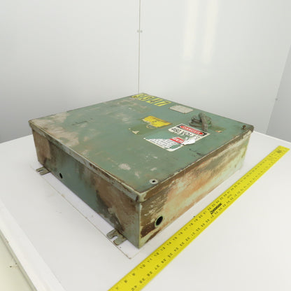 Hoffman 24" x 24" x 7" Type 12 Wall Mount Electrical Enclosure W/Backplate