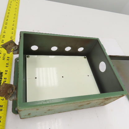 Hoffman 10" x 8" x 4" Wall Mount Electrical Enclosure W/Backplate Screw Cover