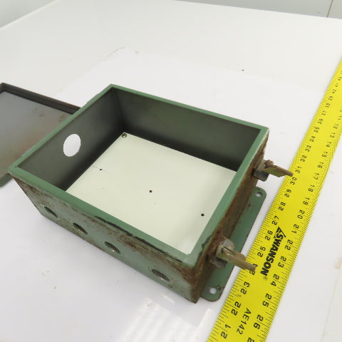 Hoffman 10" x 8" x 4" Wall Mount Electrical Enclosure W/Backplate Screw Cover