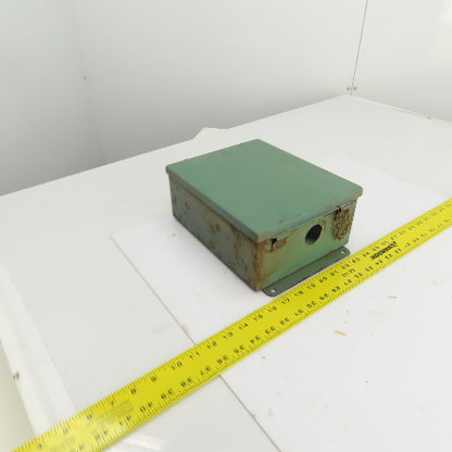 Hoffman 10" x 8" x 4" Wall Mount Electrical Enclosure W/Backplate Screw Cover