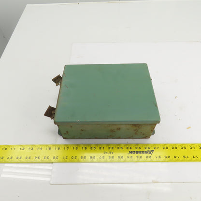 Hoffman 10" x 8" x 4" Wall Mount Electrical Enclosure W/Backplate Screw Cover