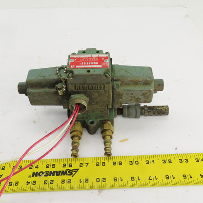 Numatics 12DSA4460A Pneumatic Solenoid Operated Control Valve 120VAC 150PSI
