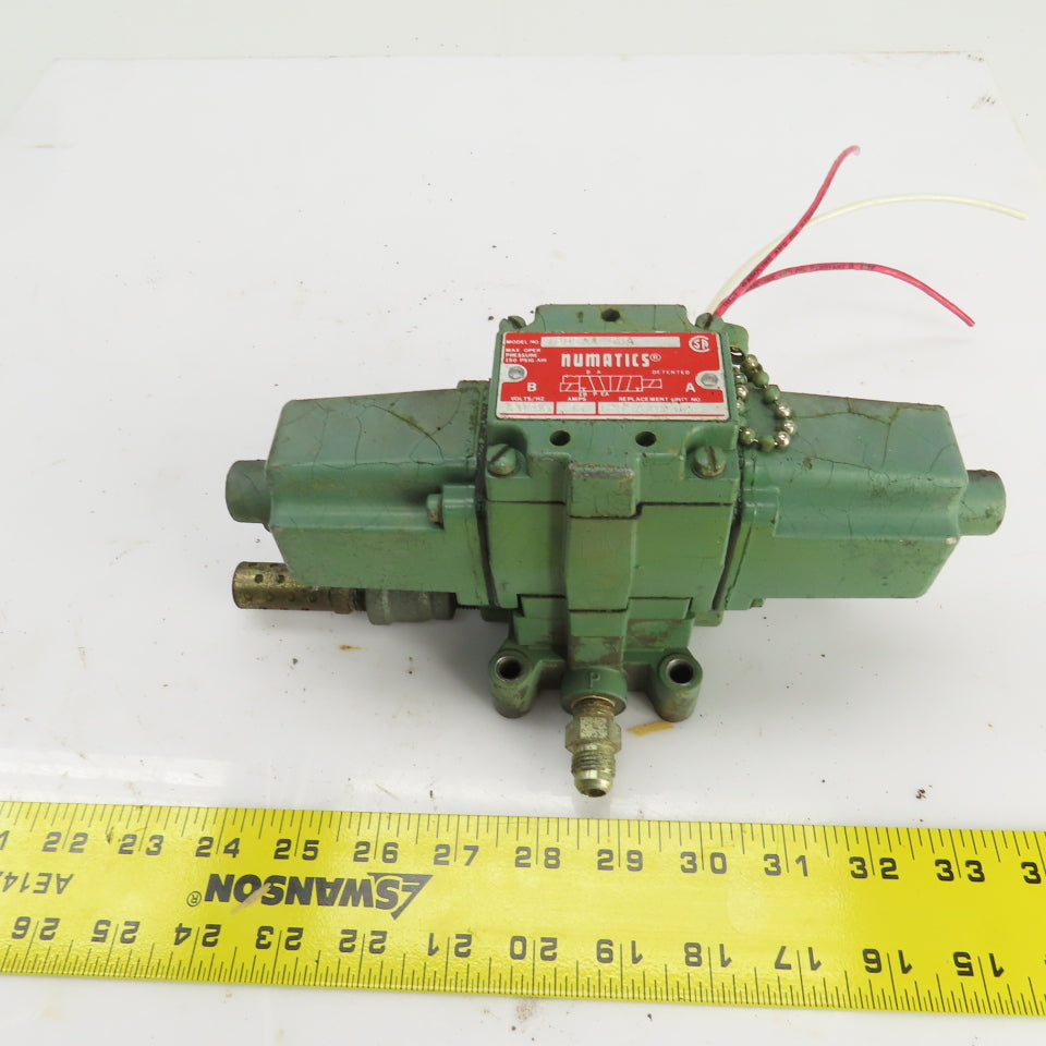 Numatics 12DSA4460A Pneumatic Solenoid Operated Control Valve 120VAC 150PSI