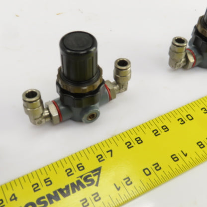 Mecman 915-112 010-1 Pneumatic Pressure Regulator 0.15-7 BAR Lot Of 4
