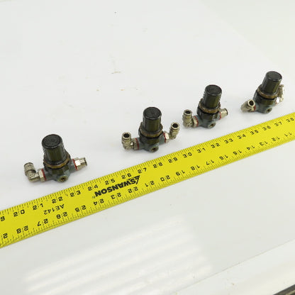 Mecman 915-112 010-1 Pneumatic Pressure Regulator 0.15-7 BAR Lot Of 4