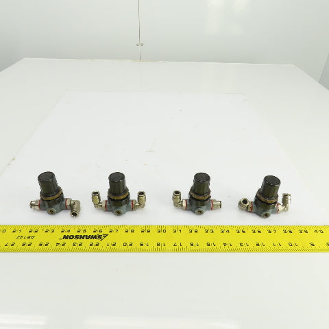 Mecman 915-112 010-1 Pneumatic Pressure Regulator 0.15-7 BAR Lot Of 4