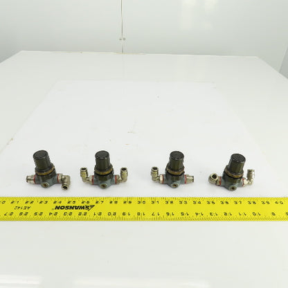 Mecman 915-112 010-1 Pneumatic Pressure Regulator 0.15-7 BAR Lot Of 4